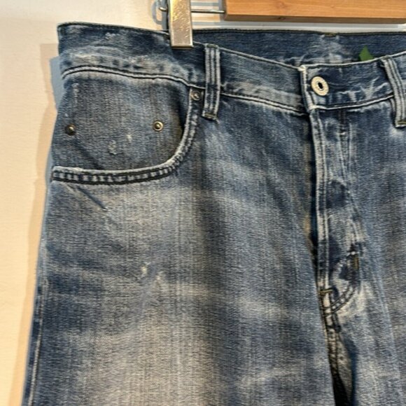 RAW men’s triple A straight jeans size width 36/ length 34 - Picture 3 of 15